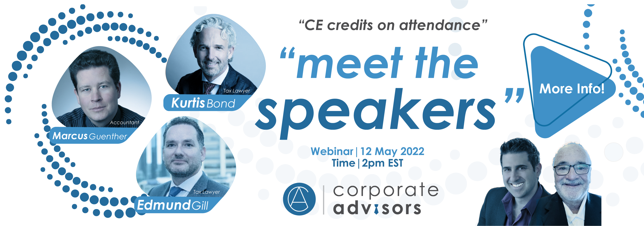 click to read more about our speakers Our Speakers