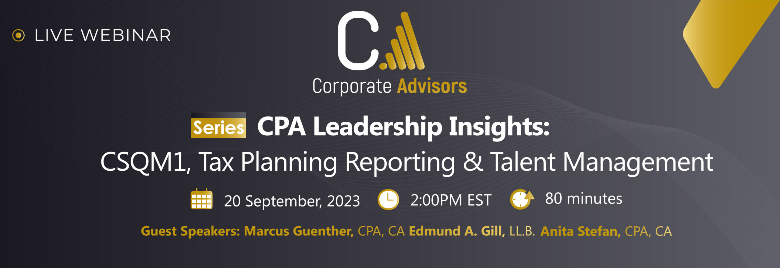 click here to read more about our speakers Important Planning for CPA's in 2022