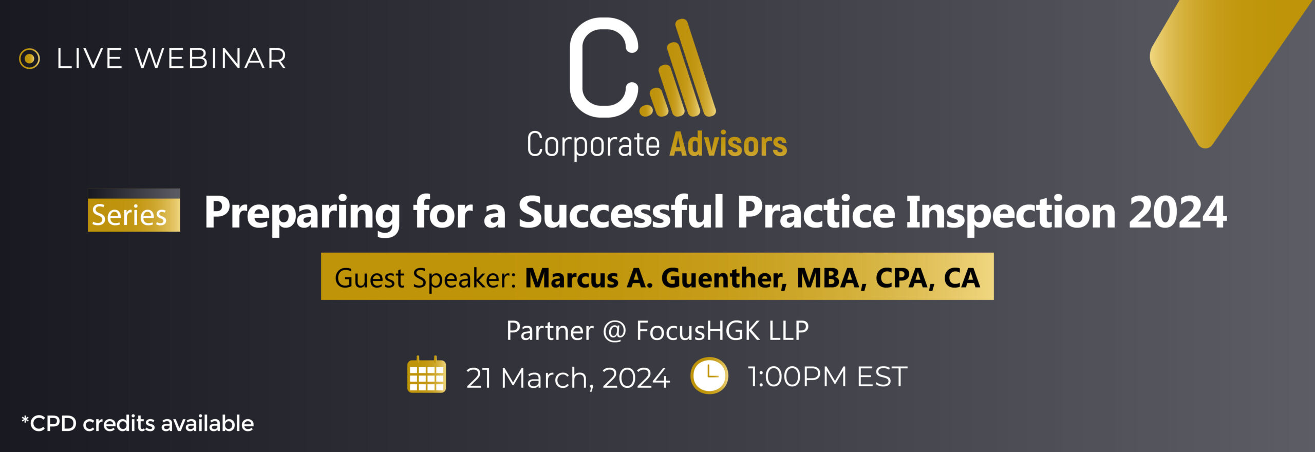 click here to read more about our speaker Important Planning for CPA's in 2022